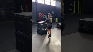 1 Step Box Jumps (explosive leg exercise)