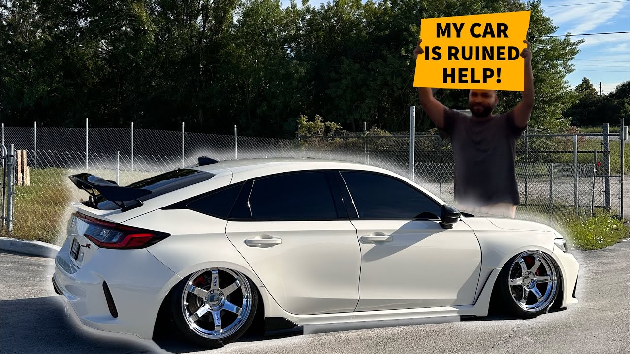 RUINED MY FL5 Civic Type R's paint - YouTube