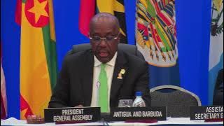 2025 JUN 26 55TH OAS General Assembly - First PLENARY SESSION