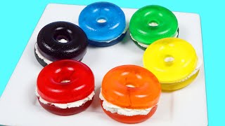 How to Make Delicious Rainbow Gummy Donuts | Fun & Easy DIY Jello Desserts to Try at Home!