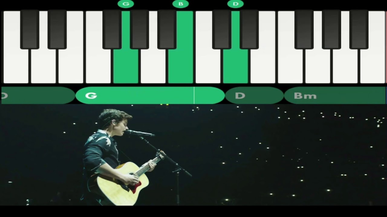 Shawn Mendes There's Nothing Holding Me Back Piano