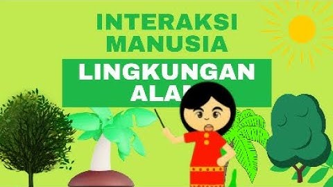 Tuliskan tiga contoh interaksi manusia dengan lingkungan alam yang berdampak negatif