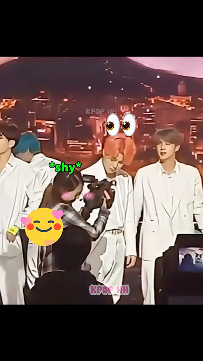 The Staff Girl Got Shy When She Made Eye Contact with Jimin 😭💜 #shorts #jimin #bts