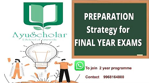 Preparation Strategy for final year exams#bams#cci...