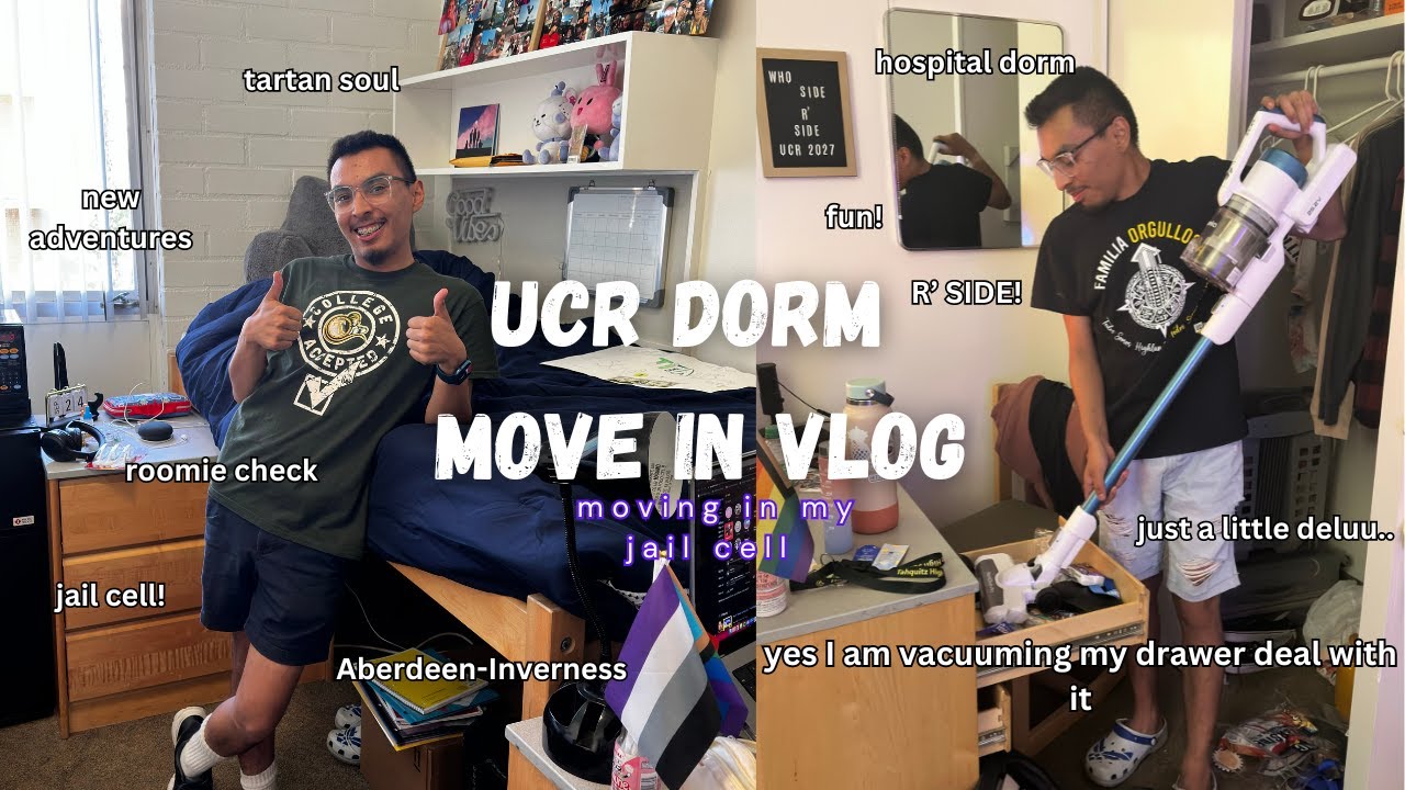 UCR dorm move in vlog! + dorm tour!