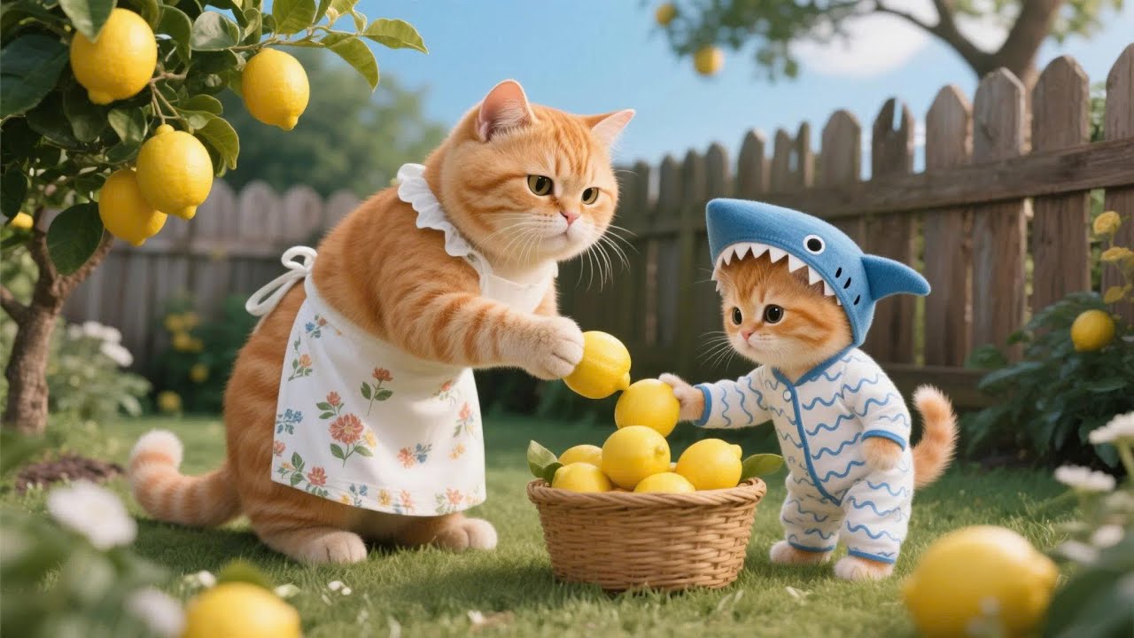 Ginger Kitten Recovers From Cough With Mama Cat’s Honey Lemon 🐱🍯🐾