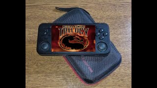 Mortal Kombat Trilogy: One Button Fatality &amp; Chameleon unlock (Anbernic RG351 PS1 Emulator).