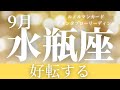 【水瓶座】9月起こること〜好転する大チャンス到来〜【恐ろしいほど当たるルノルマンカードグランタブローリーディング＆アストロダイス】