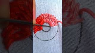 hand embroidery circle design.#viral #trending #shorts #new #new