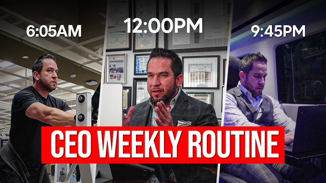 Ceo Daily Routine Biotech A Week in My Life Leading a National Company | CEO Daily Life Routine ...