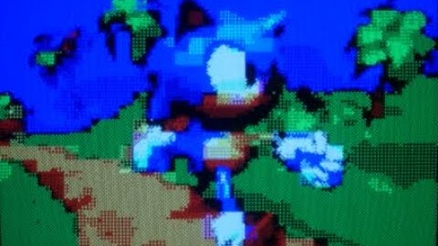 ZX Spectrum 128k + DivIDE : "Sonic 3D Blast Intro" 2022 (Real Hardware Recording)