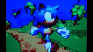 ZX Spectrum 128k + DivIDE : "Sonic 3D Blast Intro" 2022 (Real Hardware Recording)