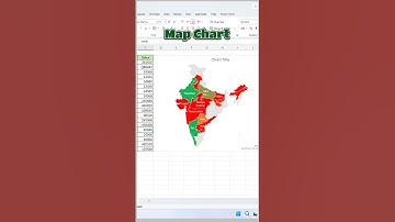 How to Create a Map Chart in Excel | Step-by-Step Tutorial for Beginners #excelshorts #ytshorts