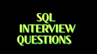 SQL INTERVIEW QUESTIONS AND ANSWERS 46 to 50