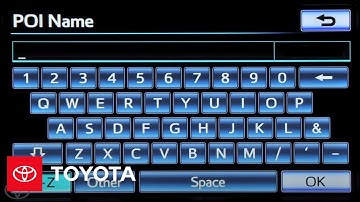 How-To: Find POI with Premium HDD Navigation with Entune® | Toyota