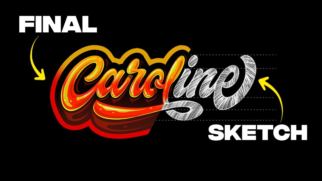 Complete Hand Lettering Tutorial for Beginners !!! Free Procreate Brush set + PDF Sheet |