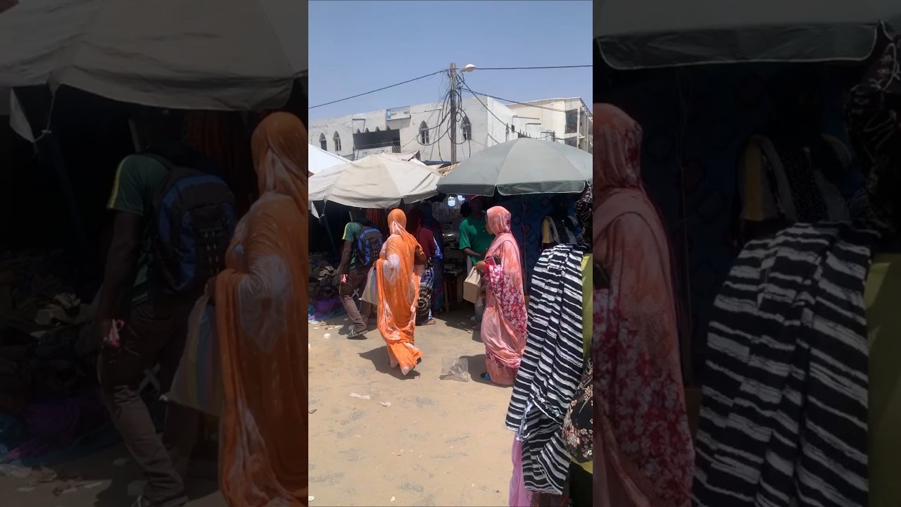 VISITANDO el MERCADO de NUACKCHOT 