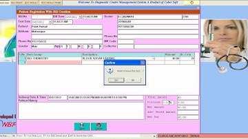 Diagnostic Center Management Software Tutorial Video By NBPS Solutions Part -1