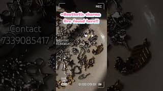 Aesthetic charms sliver charms are available Starts from 5rs #fypシ゚viral #shortvideo #farucreation
