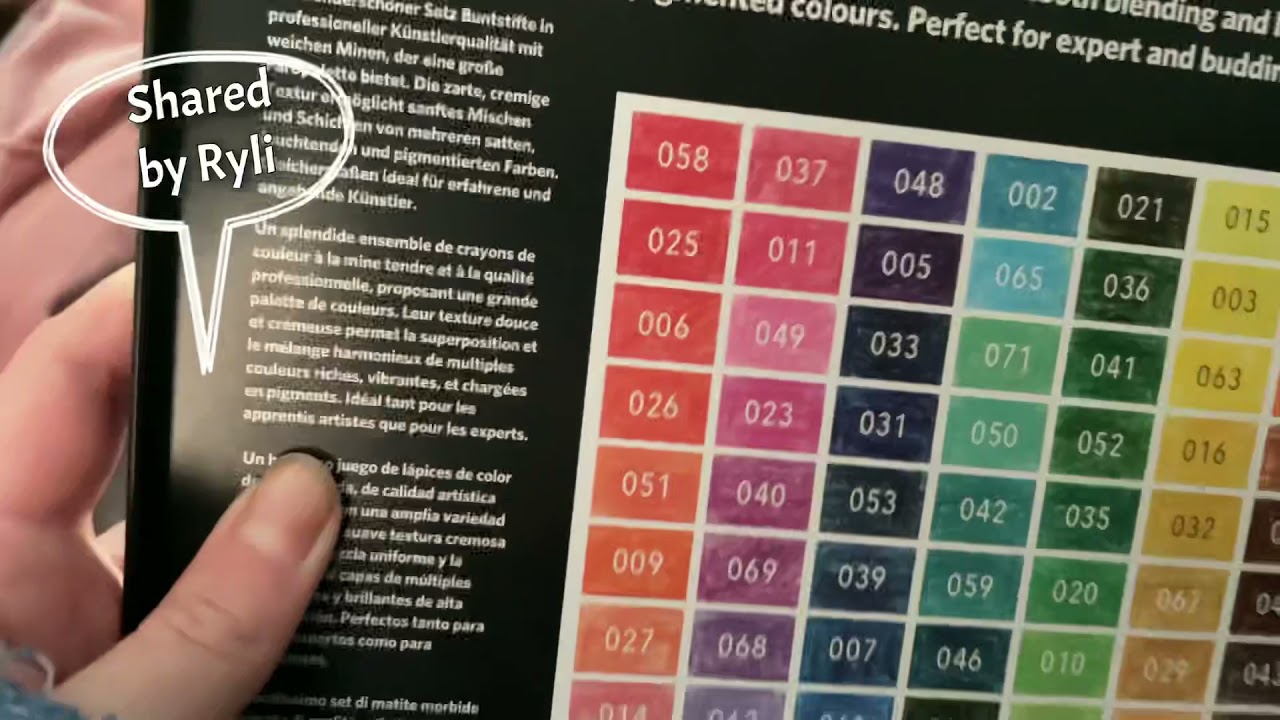 HINTUNG 72 Premium Colored Pencil Set for Layering, Blending, Shading and Coloring—shared by Ryli