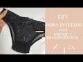 Como hacer Ropa interior de encaje y transparencia / DIY / patrones #003