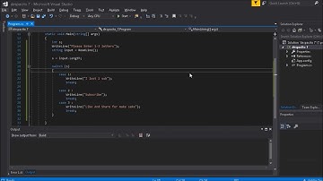 C# basics, video  [5] Switch statements