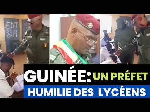 Le préfet de Siguiri coiffe deux lycéens (il est limogé de ses fonctions )