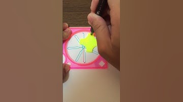 ASMR Sound : Simple Spirograph design Satisfying ASMR Video #shorts #ytshorts #spirograph