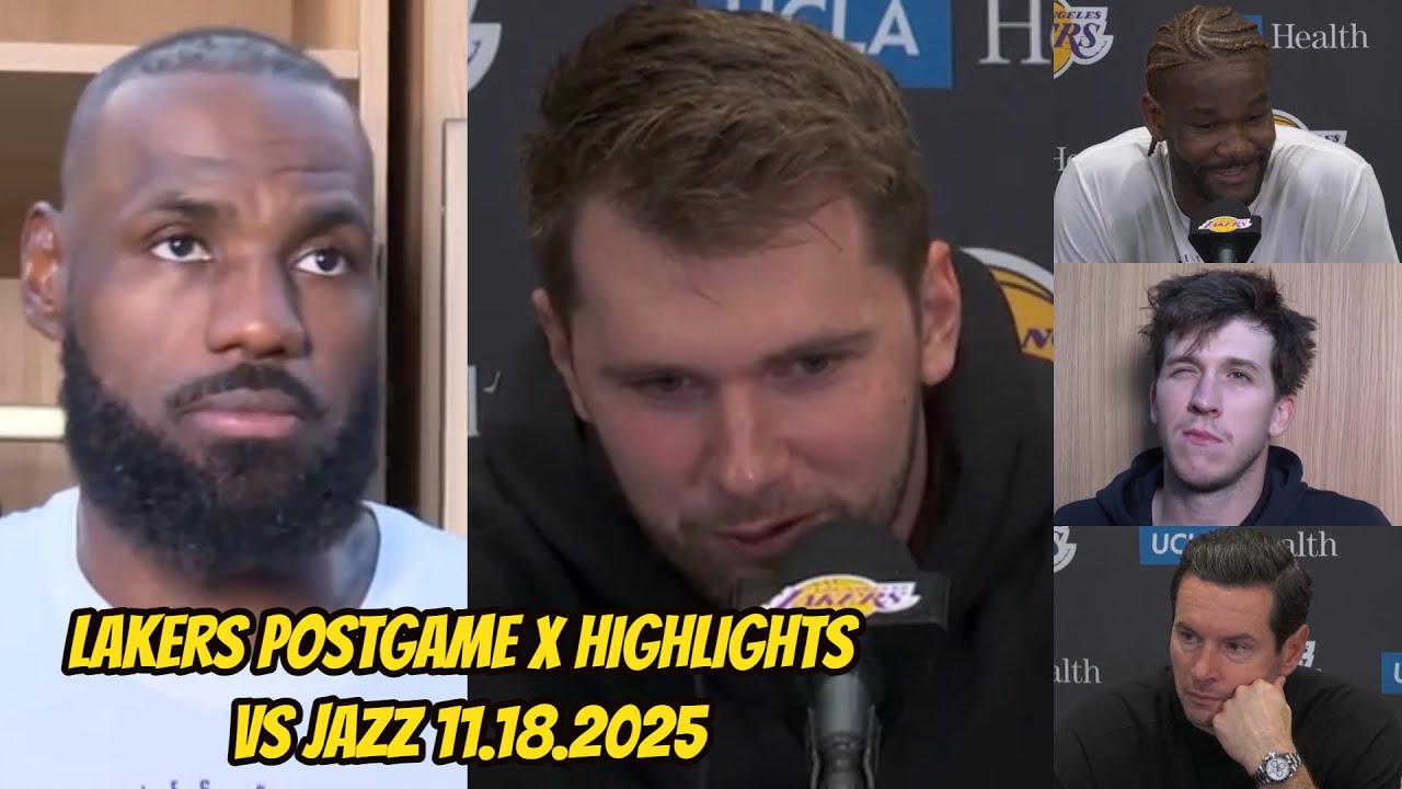 Lakers vs Jazz | Postgame Interviews x Highlights: November 18, 2025