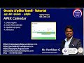 5.0 Create a Custom Calendar in Oracle APEX: Step-by-Step Guide (Explained Attributes)