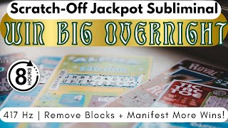 ✧.* POWERFUL Scratch-Off Jackpot Subliminal, 417 Hz to Remove Limiting Blocks + Win More!