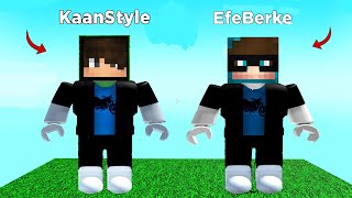 Kaan and Efe playing Roblox