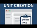 Item Unit Entry Process in ERP Software! Step by step Tutorial