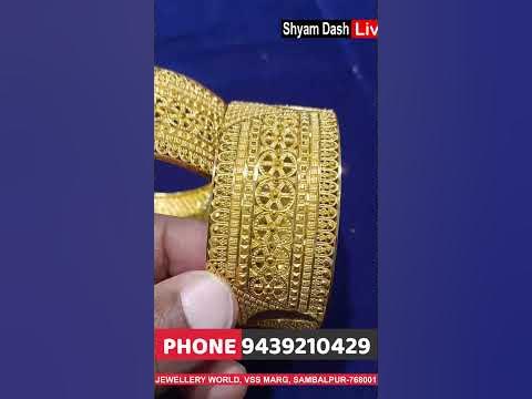 New design Gold Chud | Odisha Jewellery Design | 22 Karet gold - YouTube