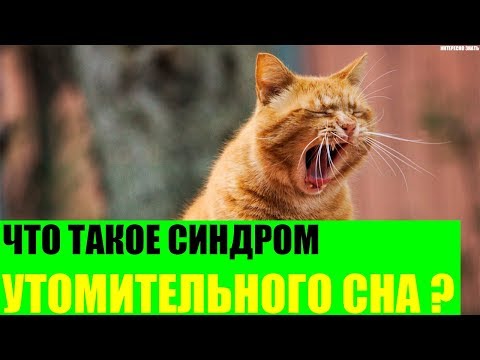 Что такое синдром утомительного сна?