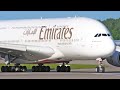 Takeoff of the largest plane in the world Airbus A380. Emirates airlines, Moscow-Dubai. My #shorts