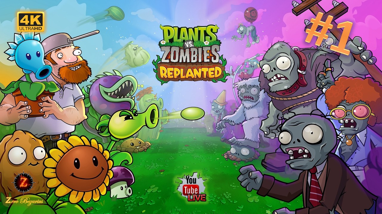 Plants vs Zombies Replanted - Episodio 1 (4K) - YouTube