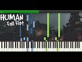 Dark theme  human fall flat piano tutorial medium