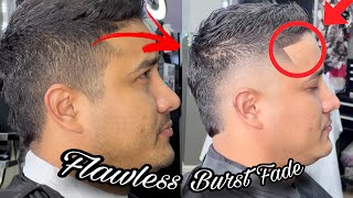 Flawless Textured Burst Fade | Barber Tutorial