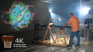 4K Video Feedback Device Complete! Custom 4K Screens with Analog Knobs, Fractals Without a Computer!