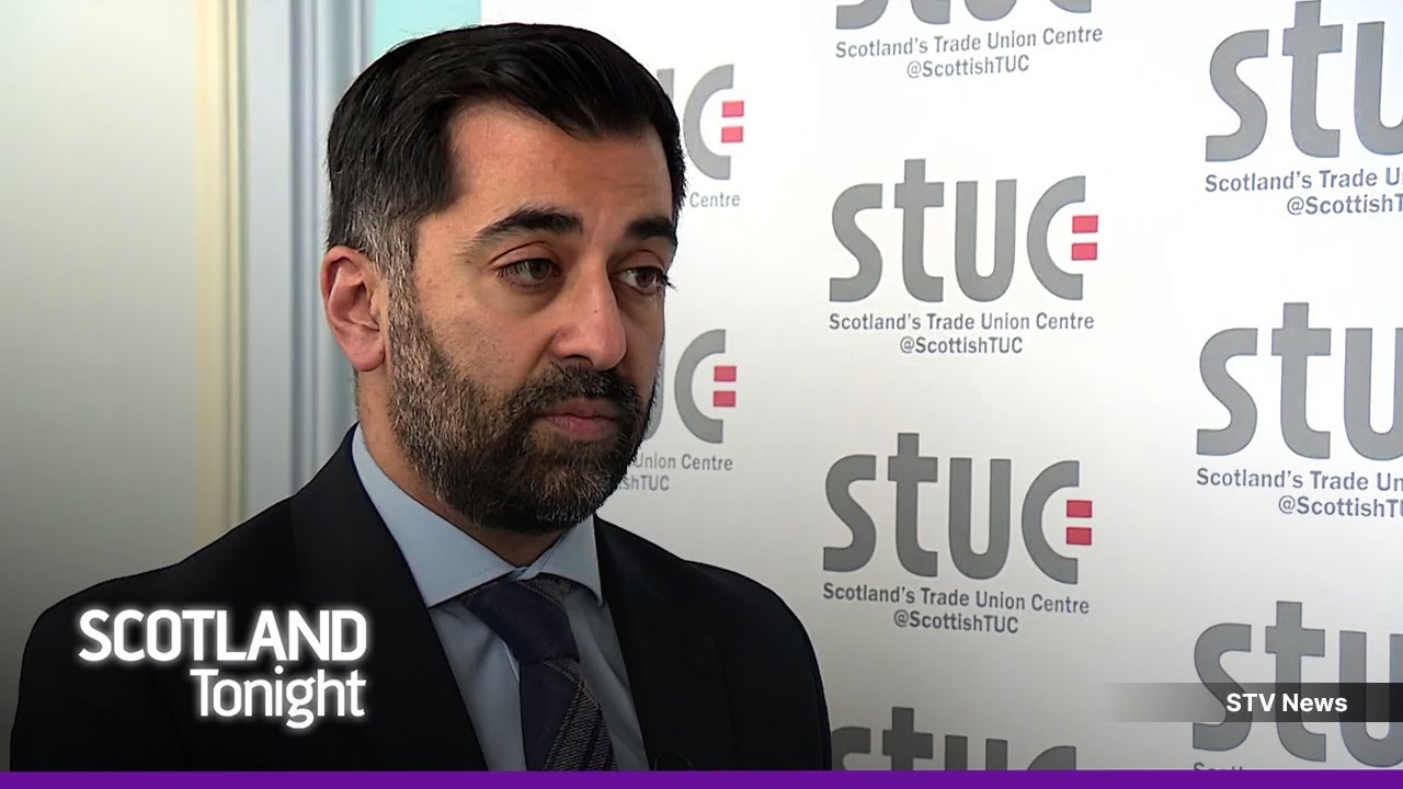 Humza Yousaf denies council strikes are 'inevitable' at STUC speech 