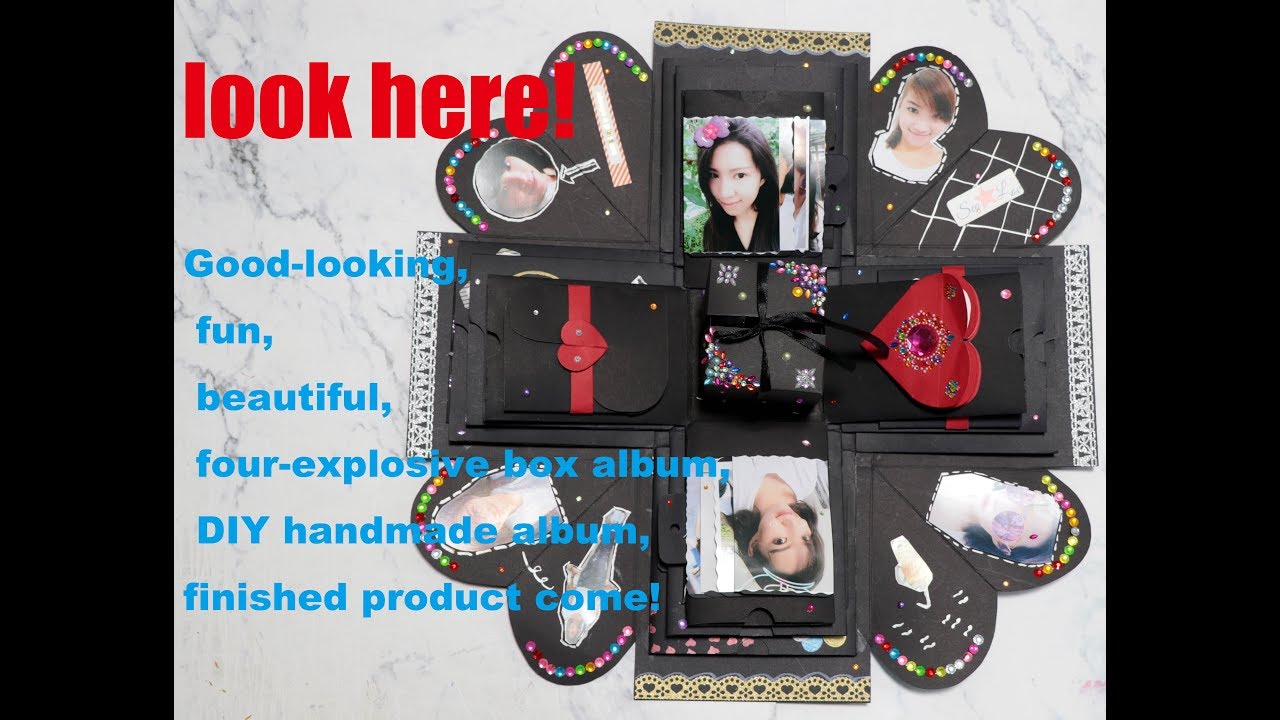 How to make Explosion Box /DIY Explosion box/ Explosion box Tutorial ...