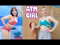 LUCKY CIRCLE ATM MISS PRANK BATTLE Girl Nerf Guns Squad Crime AMAZING PREGNANT PRANK | LTN Nerf War