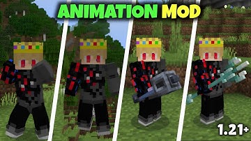🔥 New Player Animation Mod for Minecraft PE (1.21+) | Insane Movements & Emotes! 🤯 | MCPE Mod