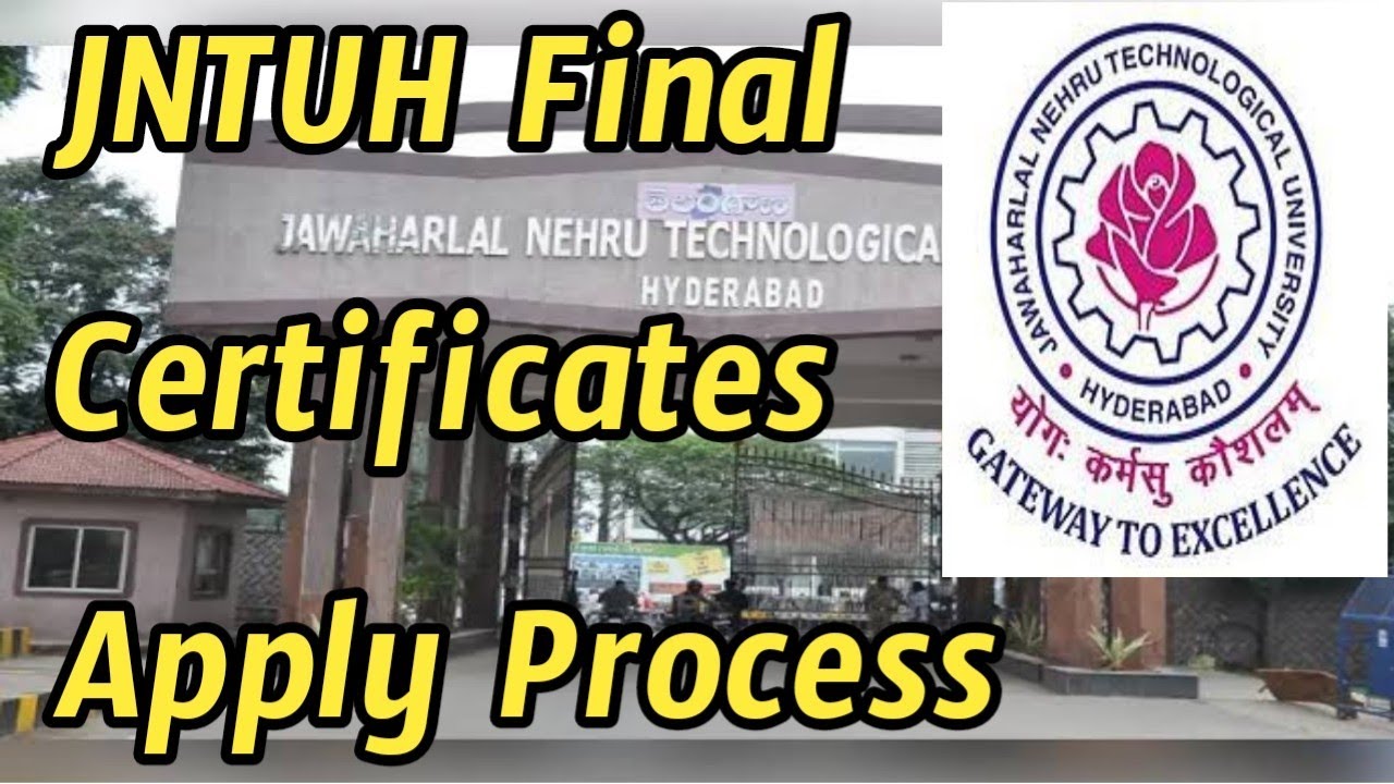 JNTUH Final Certificates Apply Process JNTUH Certificate YouTube JNTUH Final Certificates Apply Process JNTUH Certificate YouTube