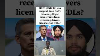 Sean Duffy faces debate over plan banning undocumented drivers' licenses!