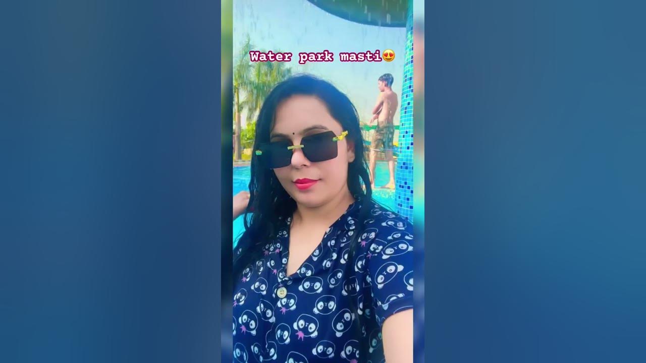 Waterpark mai masti😍 #bollywood #love #song #waterpark #vacation #swimming #swimingpool