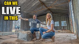 Converting An OLD SHOP Into A House! Barndominium On A Budget