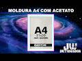 UNBOXING #494 - 2 MOLDURA A4 30x21 ( BRANCO ) COM ACETATO