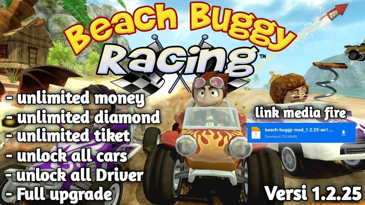 Cara download dan instal game beach Buggy Racing di android